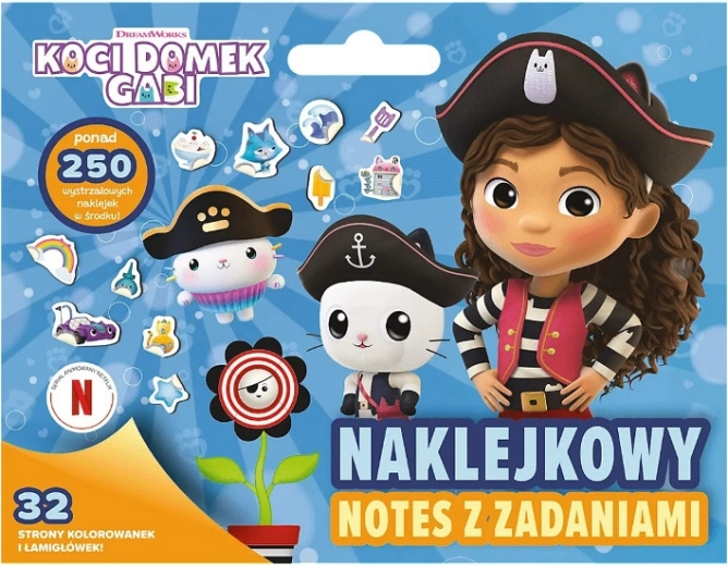 Gábinin kouzelný domek samolepkový sešit s úkoly