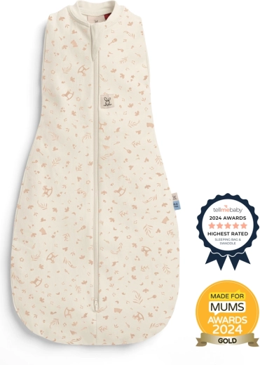 ergoPouch zavinovačka a spací pytel 2v1 Cocoon Lullaby, 0–3 měsíce, 0,2 TOG