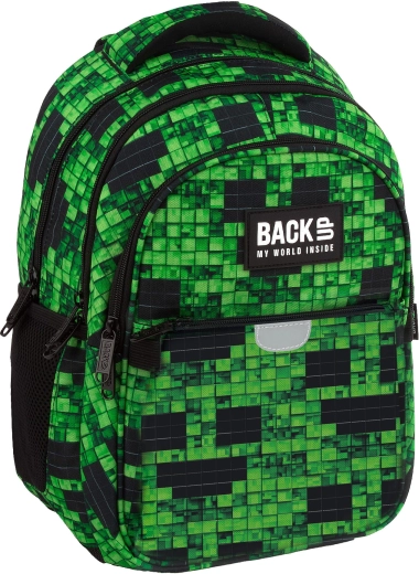 Školní batoh BackUP Slinker zelený 24 l