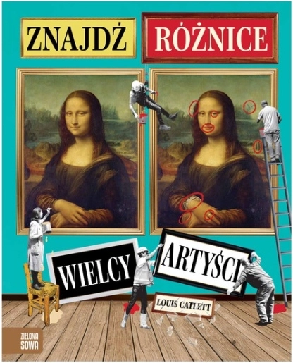 Kniha najdi rozdíly velcí umělci