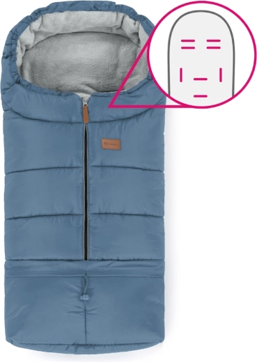 Petite&Mars nastavitelný fusak 3v1 Jibot horizontal ocean blue