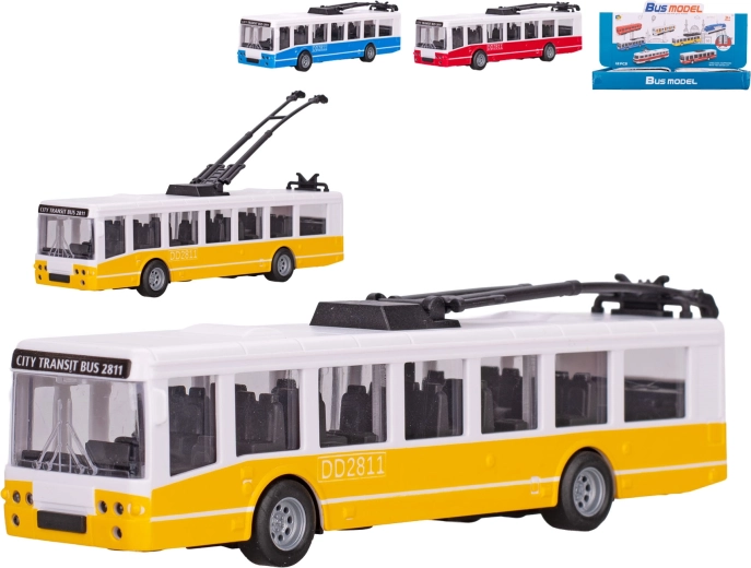 Trolejbus na setrvačník 17 cm