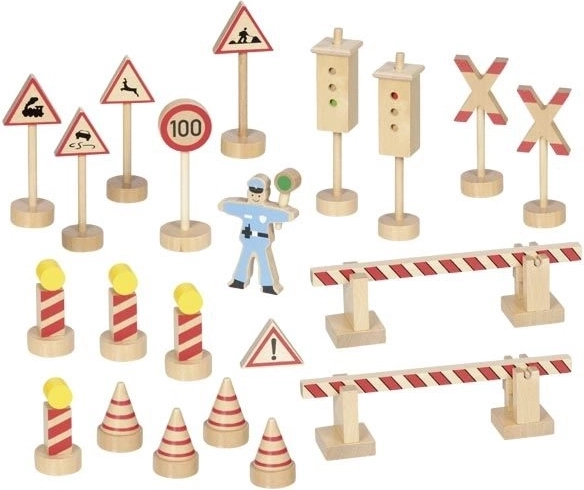 Goki sada silničních a železničních značek