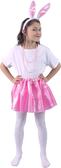Kostým zajíček s růžovou sukní a zaječími ušima