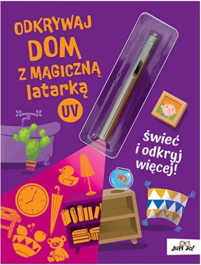 Kouzelná knížka s UV baterkou: Objevuj dům