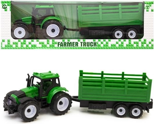 Traktor s přívěsem - 1 kus