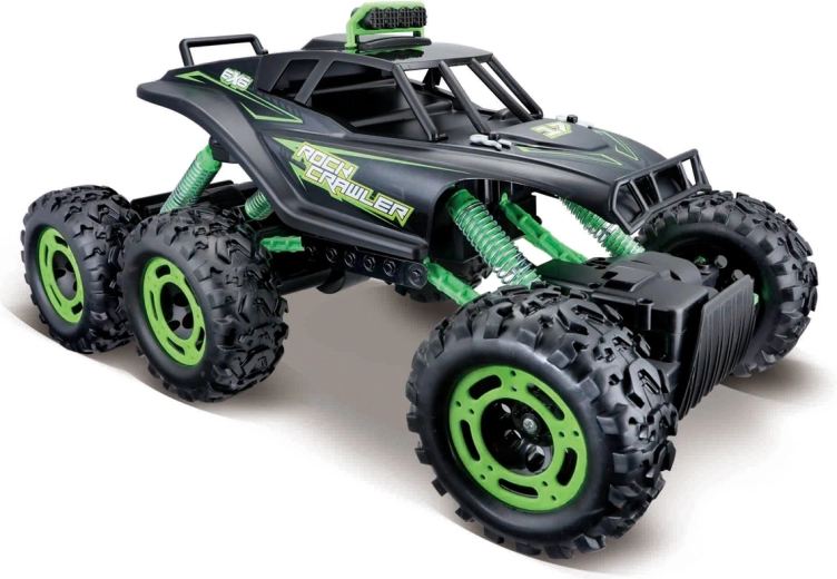 Maisto RC rock crawler 6x6 matně černý