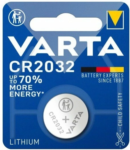 Lithiová knoflíková baterie Varta CR2032 3V