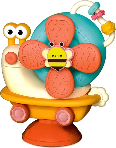 Senzorický spinner s přísavkou ve tvaru šneka