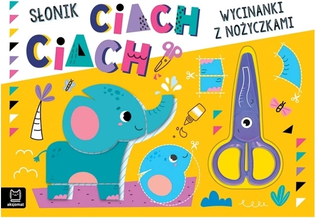 Vytrhávací vystřihovánky s nůžkami slůně ciach, ciach!