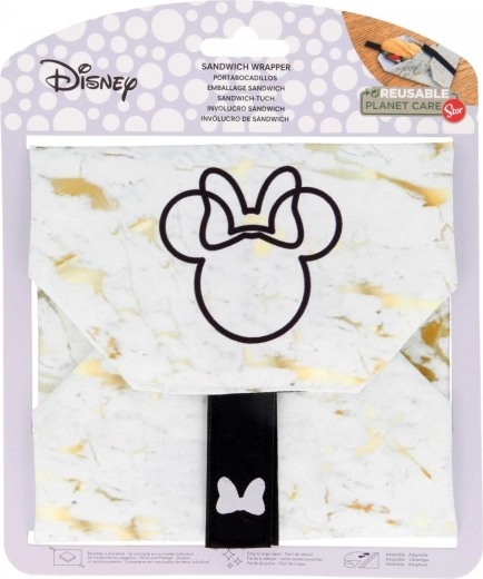 Stor opakovaně použitelný obal na svačinu Minnie - 1 kus