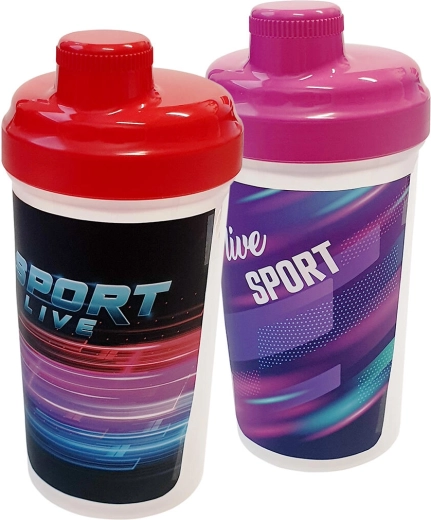 Šejkr a sportovní láhev 500 ml NEW SPORTLIFE