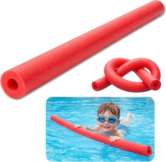 Pěnový plavecký nudle červená 150 cm