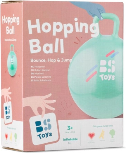 Skákací míč se rukojetí – zelený, průměr 45 cm