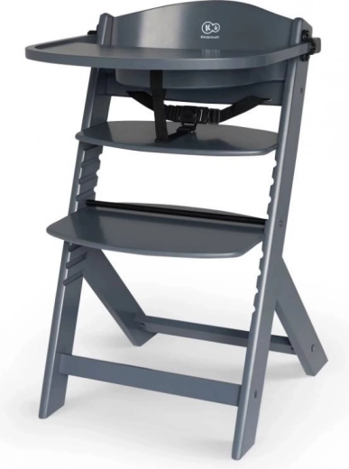 Kinderkraft jídelní židlička Enock grey