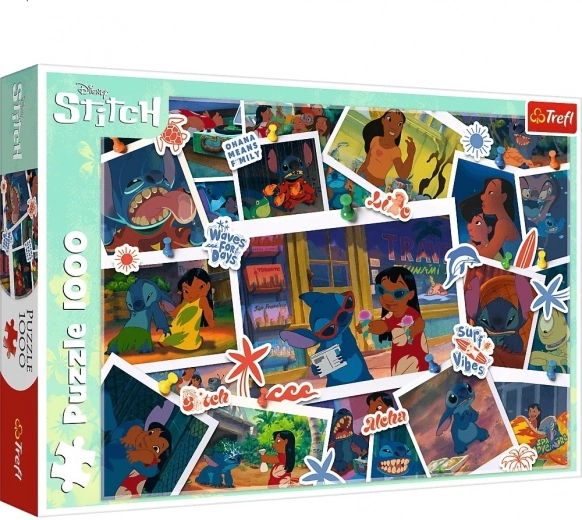 Puzzle 1000 dílků Lilo a Stitch Sladké vzpomínky