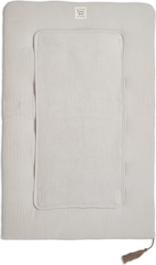 Funnababy mušelínová přebalovací podložka Sand Beige 50 × 80 cm