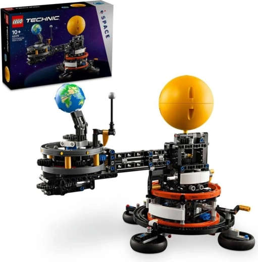 Lego Technic planeta Země a Měsíc na orbitě