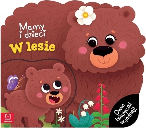 Mamy a mláďata v lese – dvě knížky v jedné