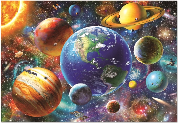 Puzzle Sluneční soustava 500 dílků