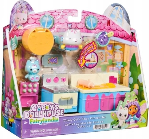 Spin Master Gabby’s Dollhouse kouzelná sada kuchyně a koupelny