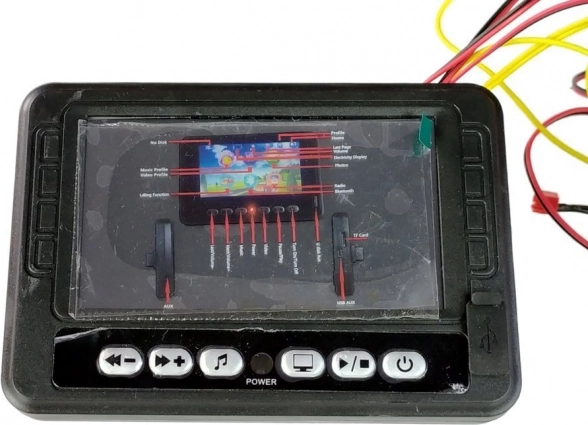 Hudební panel LCD MP4 pro Range Rover