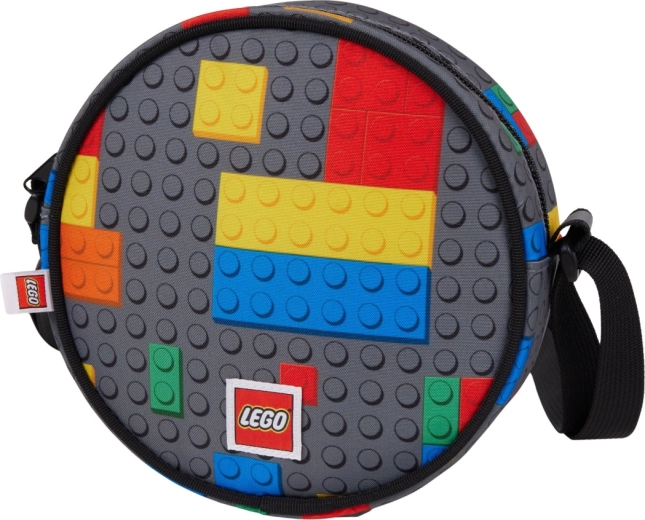 Lego Colorful Bricks kulatá crossbody taška