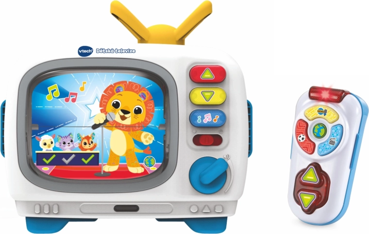 VTech dětská televize v češtině s dálkovým ovládáním