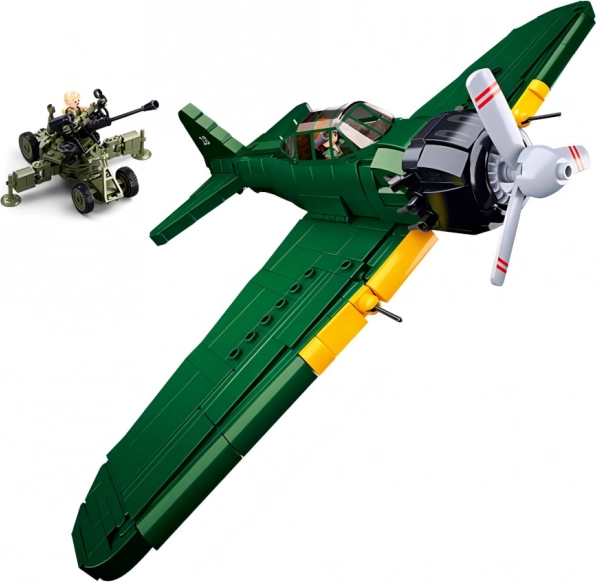 Sluban WWII M38-B1108 Stíhací letoun Mitsubishi A6M Zero