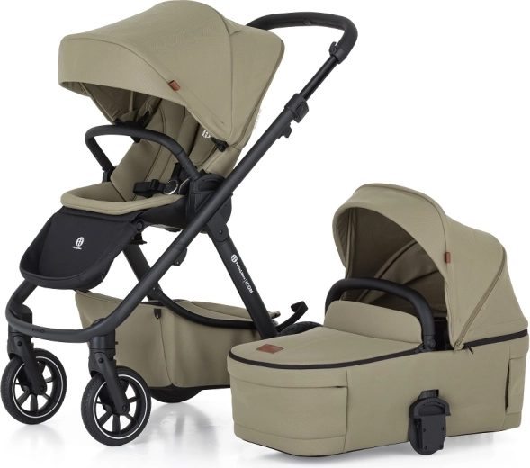 Petite&Mars kočárek kombinovaný 2v1 ICON Mossy Green LITE RWS
