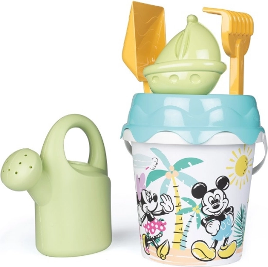 Smoby Green kyblík MICKEY MOUSE a MINNIE s příslušenstvím do písku a konvičkou z bioplastu