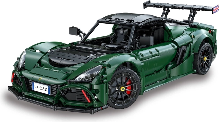 Stavebnice CaDA Lotus Exige Cup 430 v měřítku 1:8 zelená