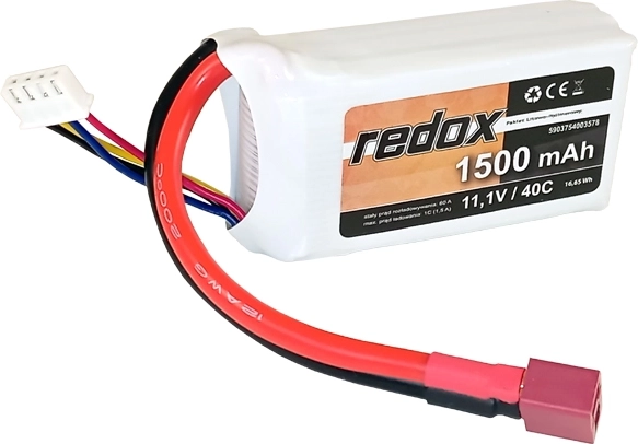 Redox lipo akumulátor 1500 mAh 11,1 v 40c