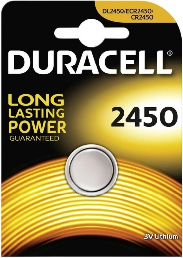 Lithiová knoflíková baterie 3V DURACELL 2450