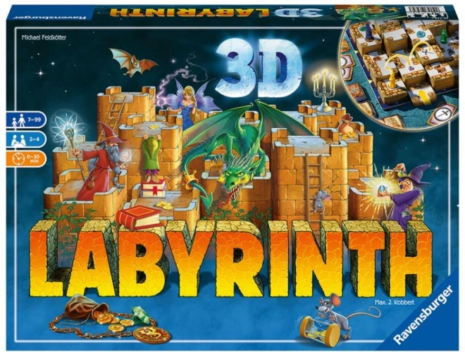 Ravensburger Labyrinth 3D – rodinná stolní hra