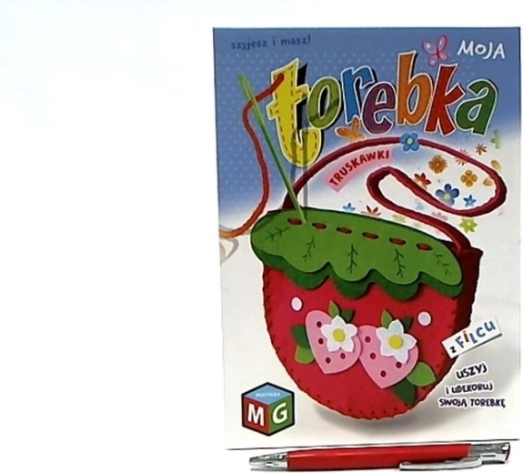 Moja filcová kabelka jahody