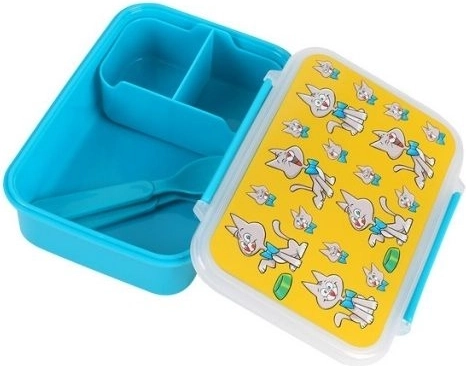 Dětský lunchbox Kočička s příborem