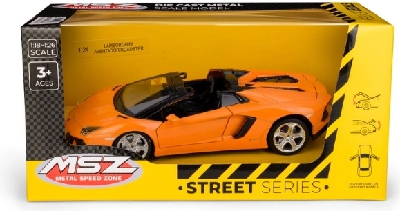 Model Lamborghini Aventador Roadster v měřítku 1:24