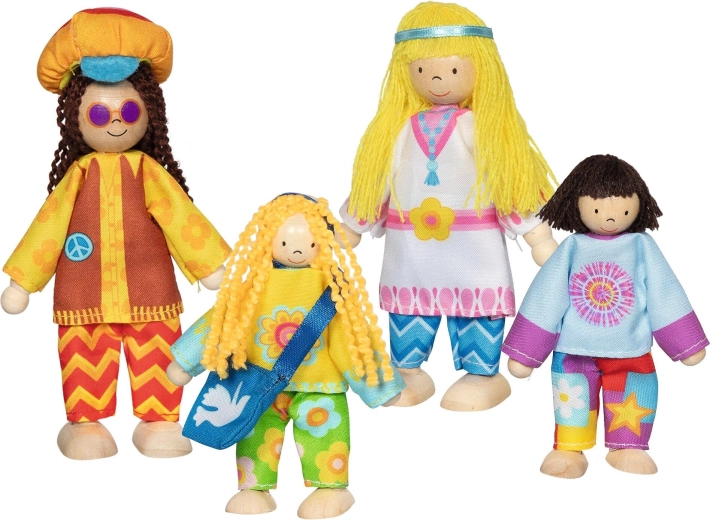 Goki66 ohebné figurky Love & Harmony family (4 ks)