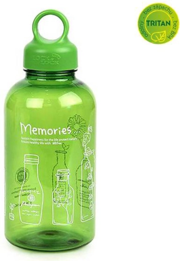 Tritanová láhev na vodu Bisfree Loop 530 ml zelená