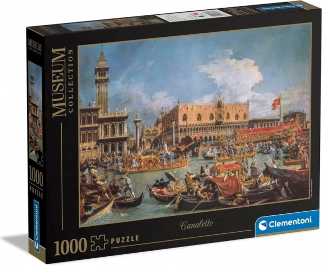 Puzzle 1000 dílků Museum Canaletto Návrat Bucentaur u Mola v den Nanebevzetí