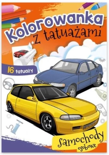 Klakson tattoo – omalovánky a smývatelné tetování auta