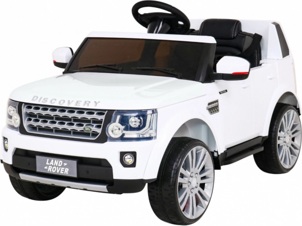 Land Rover Discovery elektrické autíčko pro děti bílý SUV s dálkovým ovládáním