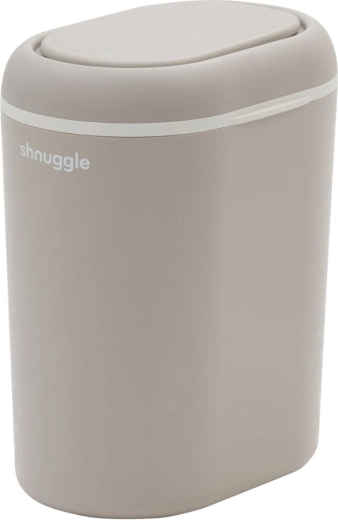 Shnuggle eco touch koš na plenky taupe