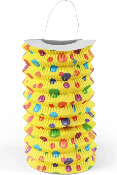 Papírový lampion s motivem balónků 15 cm