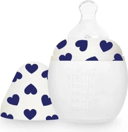 ÉLHÉE antikoliková kojenecká láhev Full of Love blue 150 ml