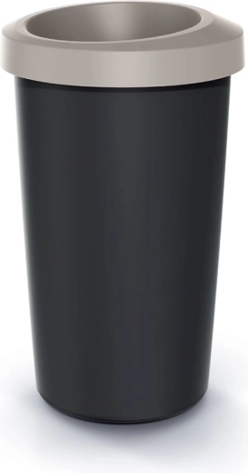 Odpadkový koš Compacta R Drop 25 l, světle hnědý