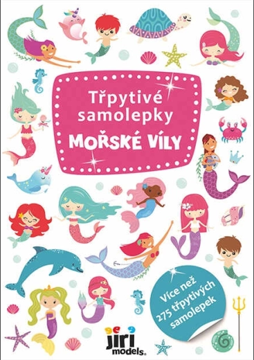 Třpytivé samolepky mořské víly