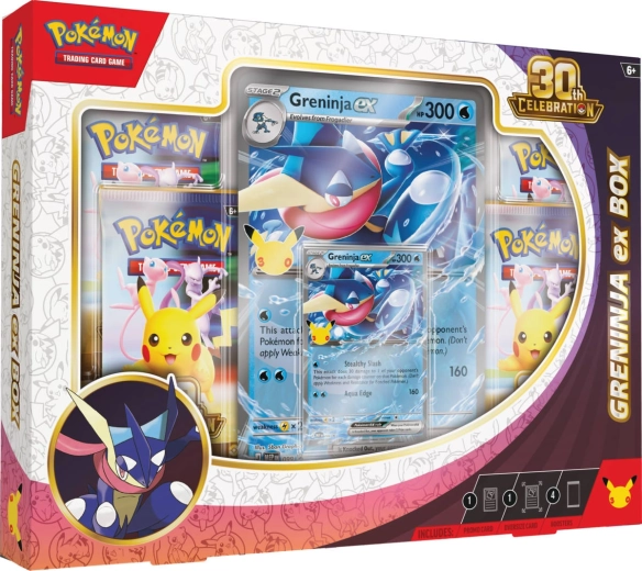 Pokémon TCG: 30th Celebration Greninja ex box