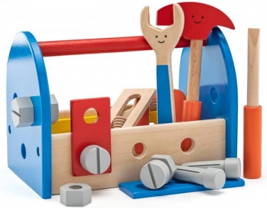 Dřevěná sada s nářadím